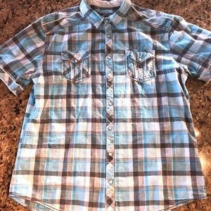 BKE Short Sleeve Button Down Shirt